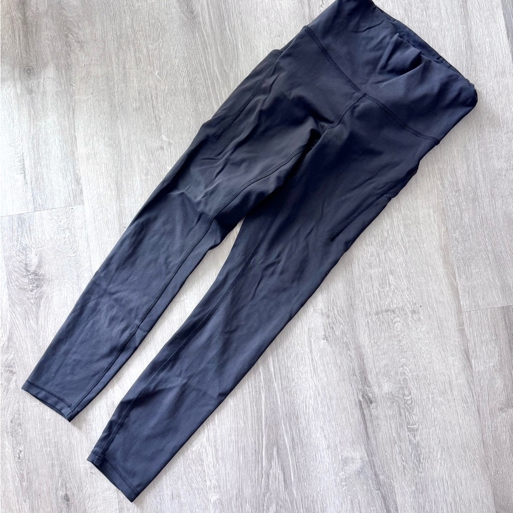 Lululemon Wunder Train Black Leggings with Pockets - Size 6 - 25”
